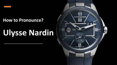 breitling pronounce|pronounce ulysse nardin.